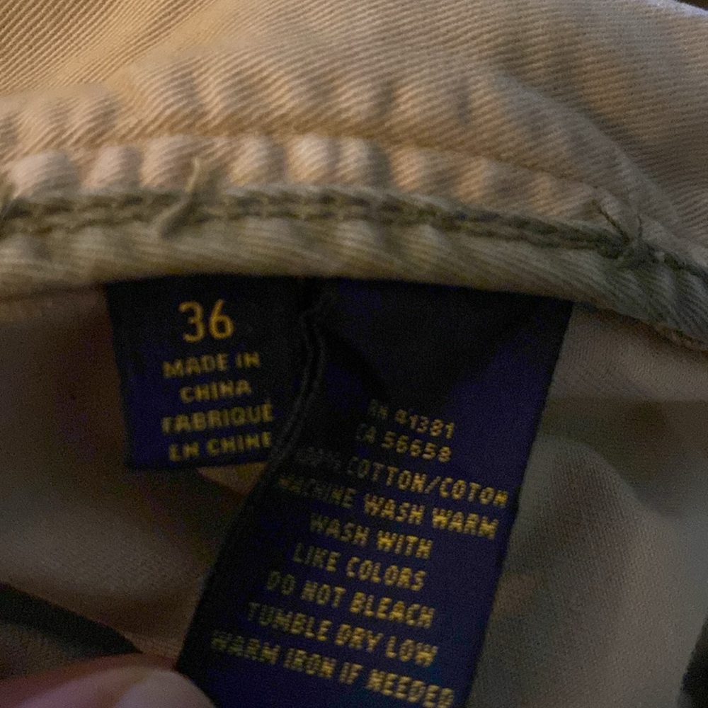 Polo Ralph Lauren Cargo Shorts SZ 36 - Stonewashed Relaxed Fit - Picture 6 of 12